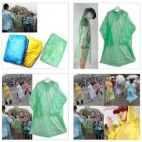 5 Pcsset Travel Raincoat Emergency Waterproof Raincoat Free-Size