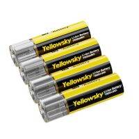 Yellowsky 1900Mwh 1.5V เสียบได้ USB AA ชาร์จได้1,500ครั้งเมาส์ไร้สายแบตเตอรี่ลิเธียมไอออน,รถของเล่น,เกมแพด,ไฟฉาย