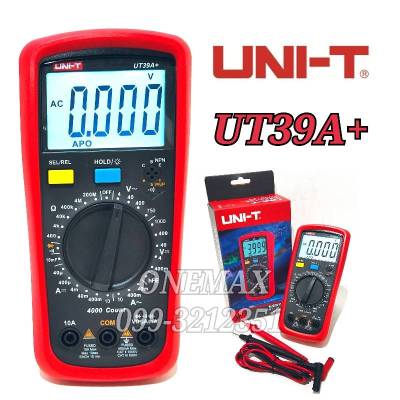 UNI-T UT39A+Multimeter Digital มิเตอวัดไฟ มัลติมิเตอร์ดิจิตอล มัลติมิเตอร์แบบดิจิตอล จอLCDดิจิตอลมัลติมิเตอร์ / DC / AC