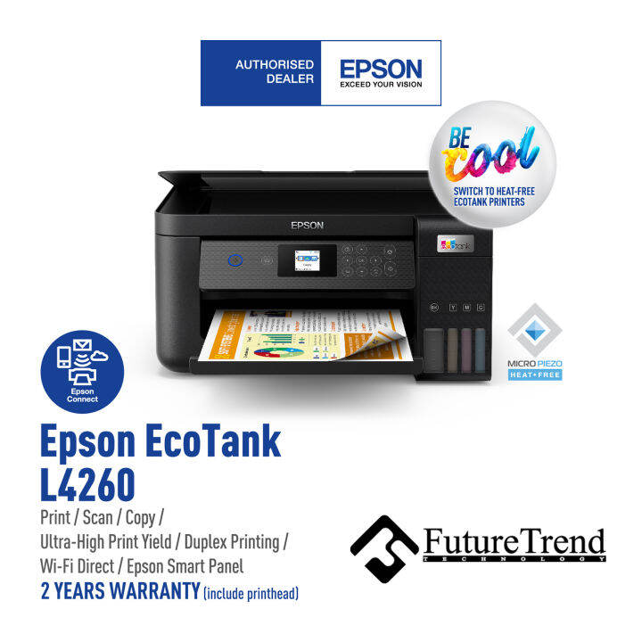 Epson Ecotank L4260 A4 Wi-fi Duplex All-in-one (print,scan,copy) Ink 