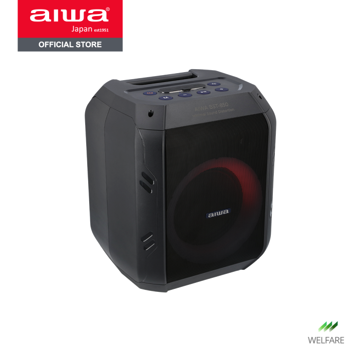 ผ่อน-0-aiwa-bst-850-bluetooth-speaker-ลำโพงบลูทูธพกพา