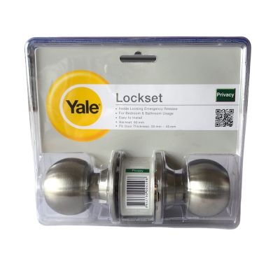 Yale ลูกบิดประตูห้องน้ำ(ไม่มีลูกกุญแจ) VCA5122USS2D ลูกบิดห้องน้ำ