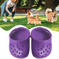 Crocs รองเท้าแตะซิลิกาเจล ระบายอากาศ รูปหัวใจ สําหรับตกแต่งสัตว์เลี้ยง สุนัข