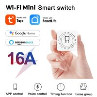 Tuya Mini 16A WiFi Switch Module with Smart Life App 2 Way Control  Smart Home Interruptor Work for Alexa  google home