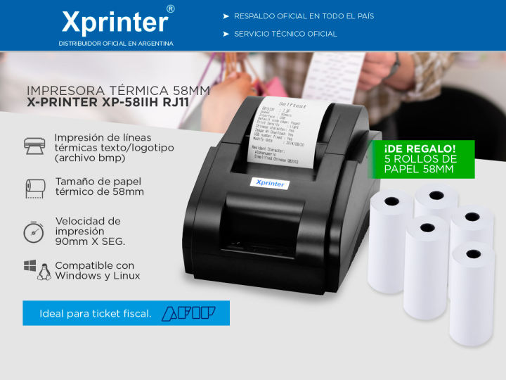 xprinter-เครื่องพิมพ์ใบเสร็จ-ใบปะหน้า-รุ่น-xp-58iih-รองรับการเชื่อมต่อ-usb-bluetooth-แม่ค้าออนไลน์ใช้กับมือถือได้ทุกระบบ-ฟรีกระดาษ-4-ม้วน-ส่งเร็ว-0004