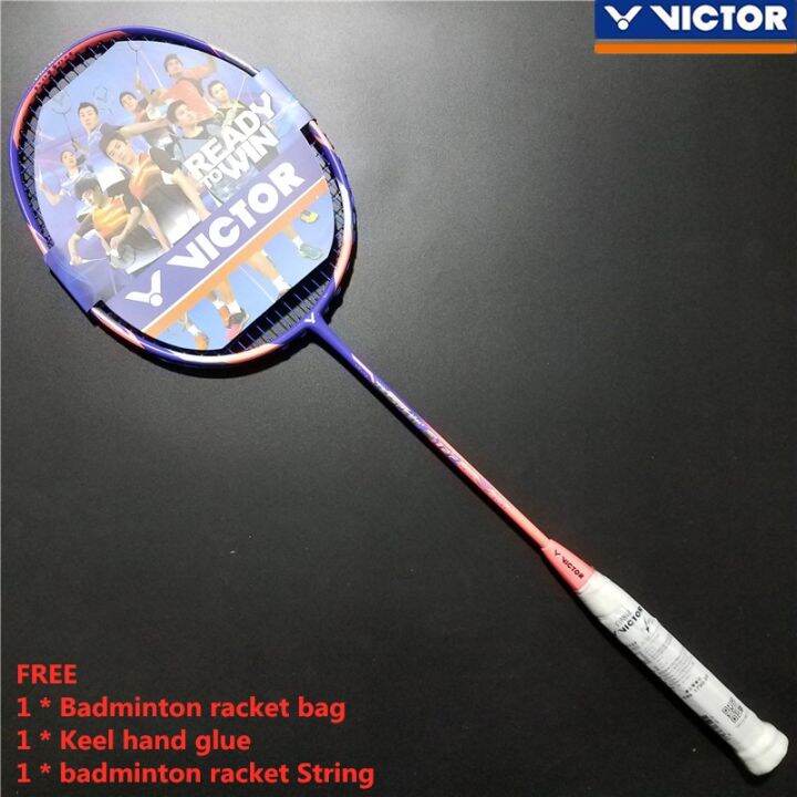 Victor Badminton Racket JETSPEED S12F Full Carbon Raket Badminton
