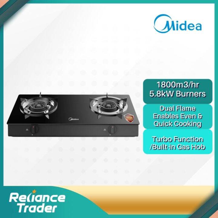 Midea Tabletop Glass Stove 4.7kW x 2 burners MGST211G Lazada