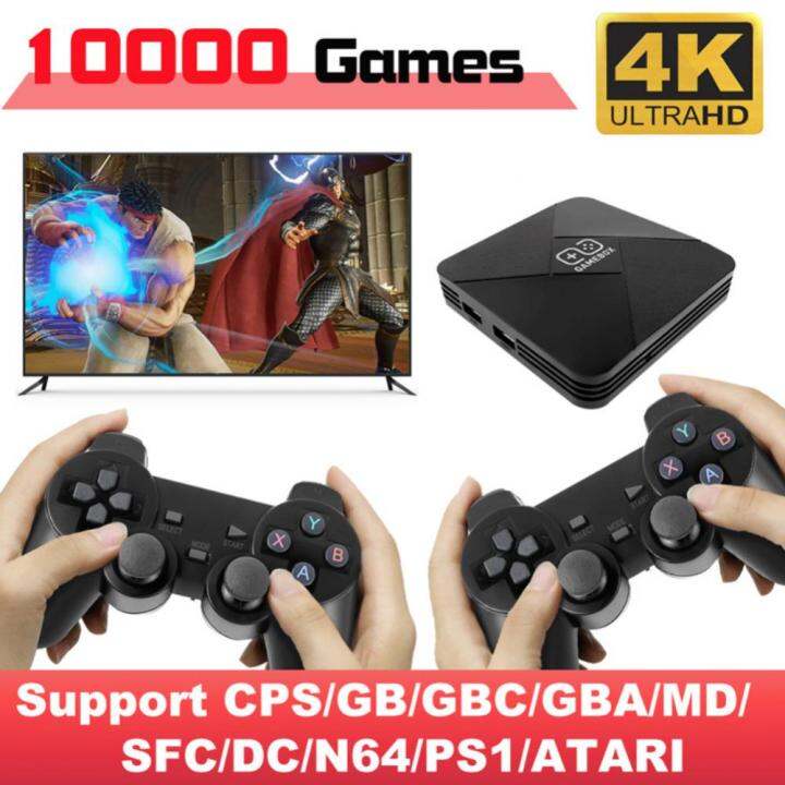 G5 Smart TV Box Game Box 4K HD Game Sticker With Wireless Joystick Controller 32G 64G 128G 40000
