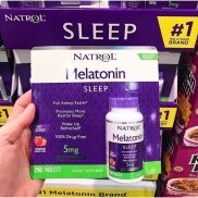 HCMNatrol Melatonin 5Mg Điều Hòa Giấc Ngủ Ngủ Ngon Ngủ Sâu Giấc Hơn Giảm