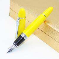 【⊕Good quality⊕】 ORANGEE Jinhao 159สีเหลืองปากกาหมึกซึมธุรกิจที่เหนือกว่าหนาสำหรับ S ตกแต่งสำนักงานนักเรียนครูการเรียนโดยใช้