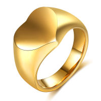 ใหม่บุคลิกภาพไทเทเนียมเหล็กผู้ชายตัวอักษรแหวนสแตนเลสรักแหวน เลเซอร์ Logo.