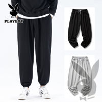 PLAYBOY Winter Padded Warm Cotton Pants กางเกงสีเทาดำ