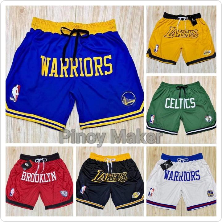 NBA_ Men Basketball Shorts JUST DON Pocket Retro Team Stitched JustDon Hip  Pop Pant With Pockets Zipper Sweatpants Breathable Fashion Man''nba''jersey  
