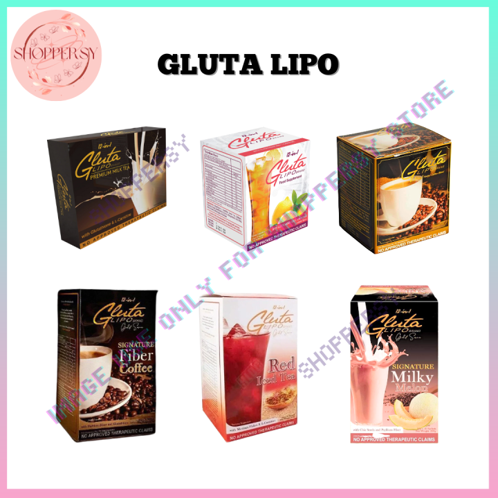 AUTHENTIC Gluta Lipo Classic Detox Coffee Drink 12 in 1 Red Iced Tea