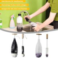 Soda Stream Bottle Brush With Beechwood Handle Glass Specialty Glassware Jars Cleaning Brush Easy To Bottles Clean Base Bot T8W1 Cleaning Tools