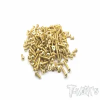 Original T works GSS RC10T6.1 Gold Plated Steel Screw Set 108pcs. ( For Team Associated RC10T6.1 ) Rc part