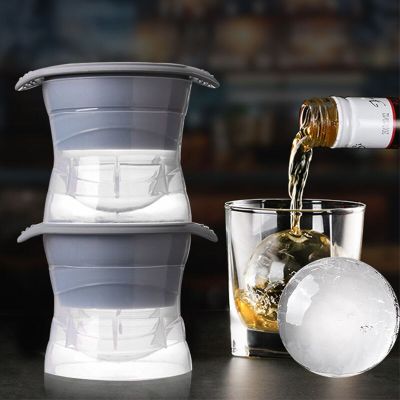1pc Ice Ball Maker Bar Whiskey Ice Cube Mold Whiskey Drink Ice Cube DIY Making Tools Drink Freezer Tools Kitchen Bar Accessories Ice Maker Ice Cream M