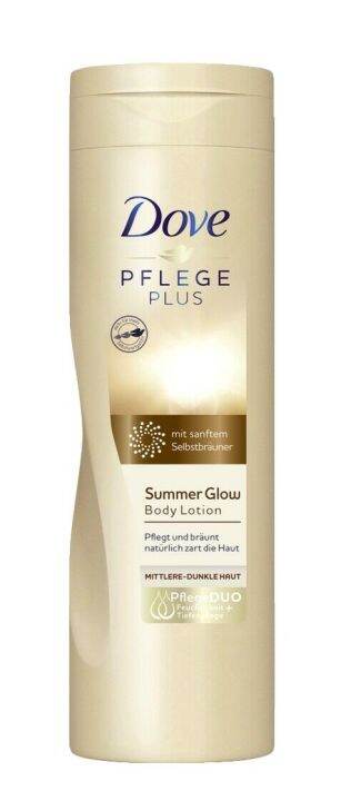 To DOVE Pflege Plus Summer Glow Body Lotion 250ml | Lazada.co.th