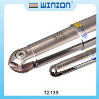 WINION ก้านเครื่องตัดมิลลิ่งหัวบอลแบบ C20 T2139ก้านทรงกลมกึ่งใบมีดวงกลมสำหรับขัดจอโค้ง