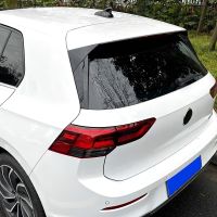 Rear Window Side Spoiler For VW Golf 8 MK8 MK VIII 2020-2022 ABS Gloss Black Rear Side Spoiler Canard Splitter Auto Essories