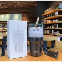 ลดแรง?TYESO แก้วกาแฟ ฝาแก้วแบบปิดสไลด์ เก็บความร้อนได้นาน 8-12 ชั่วโมง TS8726C-27C