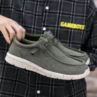 Ultra Light Canvas Shoes for Men Breathable Comfortable Soft Soled Sneakers Walking Casual Shoes Male Loafers Oversize 47 48