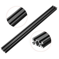 500mm CNC 3D Printer Parts Aluminum Profile Extrusion 2040 European Standard Anodized Rail Linear Frame Black Customizable Hand Tool Parts Accessories