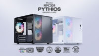 ?เคสคอมพิวเตอร์  ระบายความร้อนได้ถึง 3 ทิศทาง NUBWO NPC-331 PYTHIOS GAMING PC CASE แถมพัดลม ARGB 3 ตัว?