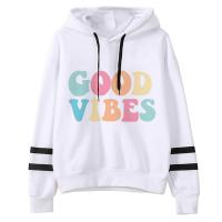 Vibe Hoodies ผู้หญิงเสื้อแขนยาวลายกราฟิกวินเทจเสื้อกันหนาวผู้หญิง90S Y2k เหงื่อ