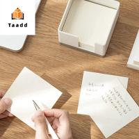 เครื่องจ่ายบันทึกพลาสติกแต่งงานของโรงเรียน TAADD ตัวยึดบันทึกย่อช่วยเตือน Notepad ของตกแต่งกล่องเก็บของบนโต๊ะ