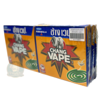 ยากันยุง ยาจุดกันยุง​ ตราช้างเวป1 ​ ธรรมดา​  Chang Vape1 บรรจุ​ 6​ กล่อง