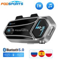 【LZ】✌✴✖  Fodsport M1S Air Bluetooth Intercom Motocicleta Capacete Headset fone de ouvidos bluetooth 2 Riders capacetes de moto intercomunicador moto Music Share Moto Interphone