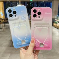 {Taoyitao Case} เคสโทรศัพท์กระเป๋าใส่การ์ดดอกไม้หัวใจสำหรับ HUawei Nova Y60 Y61 Y70บวก8i Y90 3i 7i 5T 4E 9 P Smart Z 2021ปกอ่อน