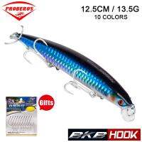 PROBEROS 1PCS VIB Fishing Lure 10 Colors Fishing Bait With BKB Hook 6# 12.5cm-4.92 /15.5g-0.54oz Minnow Lures Fishing Tackle +20PCS Accessories DW419