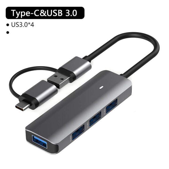 usb-อ่านพร้อมกันชนิด-c-แท่นวางมือถือ-sd-tf-ตัวแยกสัญญาณ5-in-1ตัวขยายสัญญาณ5-1คอมพิวเตอร์ในรถ