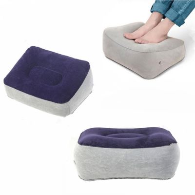 ✘■♕ Soft Footrest Pillow PVC Inflatable Foot Rest Air Pillow Cushion Air Travel Office Home Leg Up Relaxing Feet Tools Under Desk