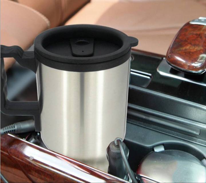 แก้วต้มน้ำ-แก้วต้มน้ำในรถ-450-มล-แก้วกาแฟอุ่นร้อนไฟฟ้า-แก้วอุ่นร้อนติดรถยนต์-แก้วน้ำร้อน-แก้วกาแฟ-450ml-electric-mug-ใช้ในรถยนต์-รักษาอุณหภูมิ