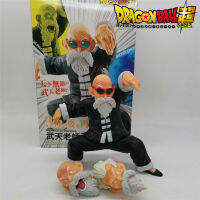 ของเล่นเด็ก15ซม. ดราก้อนบอล Z Jackie Chun Muten Roshi ตุ๊กตาขยับแขนขาได้สามหัวเปลี่ยนได้ Ichiban Kuji ของขวัญของเล่นแบบจำลองคอลเลกชันพีวีซี