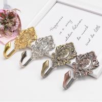 ◐❍ HOT 2pcs Rose Pattern Vintage Alloy Drapery Curtain Holdbacks Tieback Hooks 2Pcs Vintage Drapery Curtain Holdbacks Tieback Hooks