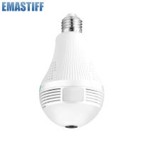 Hot saleI 360 Degree LED Light 960P Wireless Panoramic Home Security WiFi CCTV Fisheye Bulb Lamp IP Camera Two Ways Audio