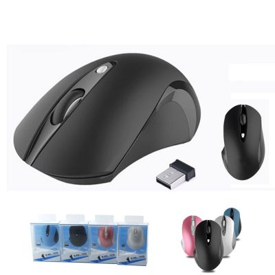 G189 Wireless Mouse เมาส์ไร้สาย 10 Meters 2.4GHz USB 1000/1200/1600dpi Optical Mouse for Notebook Laptop Users สีดำ