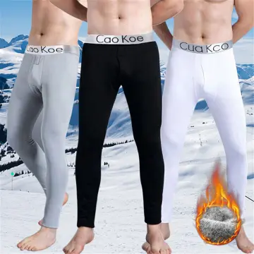 600g Men's Long Fleece Lined Thick Leggings Warm Layer Winter Comfortable  D687 | eBay