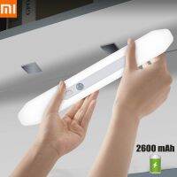 Xiaomi Night Lamp Led With Motion Sensor Usb Rechargeable Detector Wall Light With Battery 2600mAh Dimmable Lamp For Bedroom