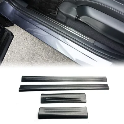 For Honda Vezel HR-V HRV 2021 2022 Stainless Steel Front Rear Inner Door Sill Pedal Scuff Plate Cover Trim 4Pcs
