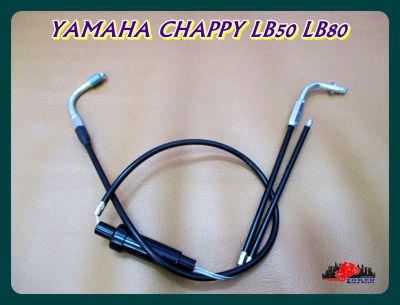 YAMAHA CHAPPY LB50 LB80 THROTTLE CABLE (L. 85 cm.) "HIGH QUALITY" // สายเร่ง (ยาว 85 ซม.) สินค้าคุณภาพดี