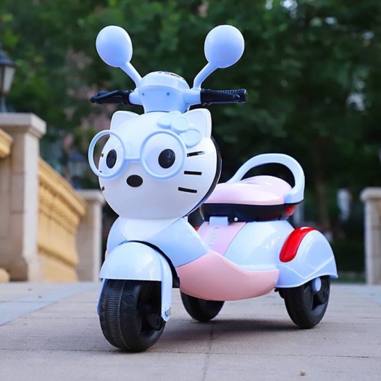 Xe máy điện trẻ em vecpa - xe máy điện vespa cho bé sành điệu cho bé - ảnh sản phẩm 8