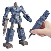 2 In 1 Transformation Robot Toy Deformable Pen With Digital Watch Transformation Action Figure Model Toys For Children Gifts
