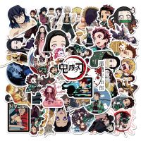 hot【DT】 Demon Slayer Anime Luggage Sticker Scrapbooking Nezuko Tanjirou Zenitsu Inosuke Kanawo Diary Stationery AZ110