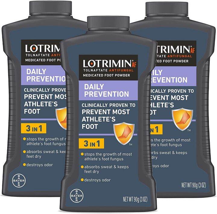 Lotrimin AF Athlete's Foot Daily Prevention Medicated Foot Powder ...