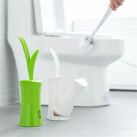 Creative Small Grass Shape Toilet Brush Set Bathroom Long Handle Hemisphere Cleaning Brush Head Bathroom Exquisite Accessories